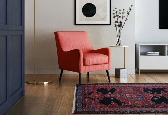 Alter Malayer Teppich 190 x 130 cm - 20366 - A0358 12 Altpersischer Malayer-Teppich