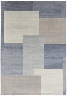 Moderner Teppich Alan Grau Blau 1 4 Moderner Teppich Alan Grau Blau