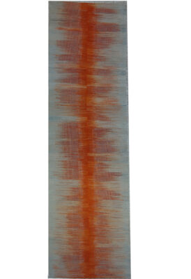 Kilim Kaudani moderner Teppich cm.288 x 80 - 7656 12 Moderner Kelim Kaudani