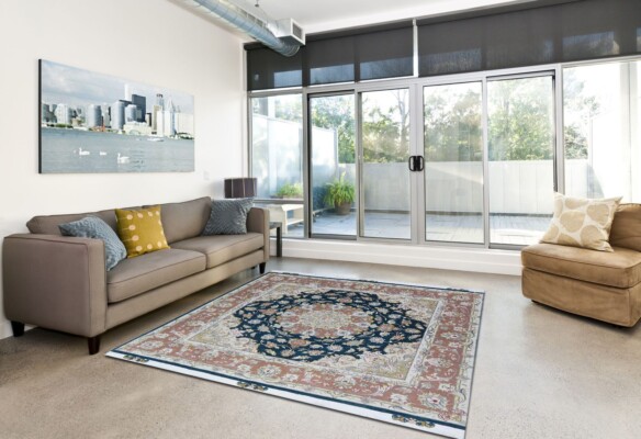 Täbris 60 Raj Teppich 148 x 148cm - 5980 12 Tabriz 60 Raj Teppich