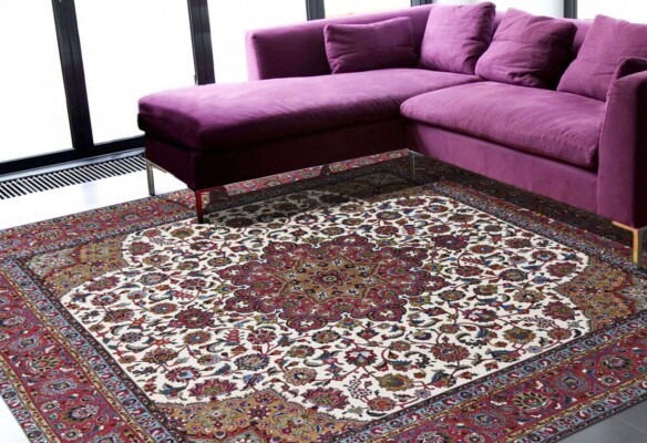 Täbriz 60 Raj Teppich 207 x 200cm - 5989 12 Täbris 60 Raj