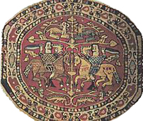 traditionelle Muster persischer Teppiche