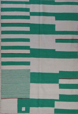 Kelim kaudani Modern Grün 168 x 125cm - 8335 10 Moderner grüner Kaudani Kelim