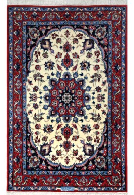 Persischer Teppich Isfahan 126 x 81cm - 1694 12 Persischer Teppich Isfahan