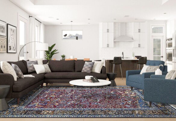 Esfahan Seidenmischung Teppich 300 x 200cm - 8388 12 Esfahan Seidenmischung Teppich