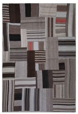 Patchwork Kilim Teppich 201 x 154cm - 9116 10 Patchwork-Kilim-Teppich