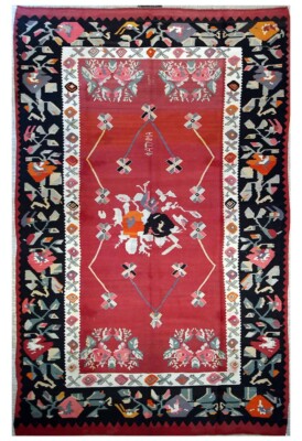 Altpersischer Gashgai-Kilim 375 x 231cm - 8263 10 Altpersischer Gashgai-Kilim