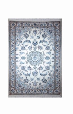 Persischer Nain 9 Faden Teppich 148x100cm - 8957 12 Persischer Teppich Nain 9 Fäden