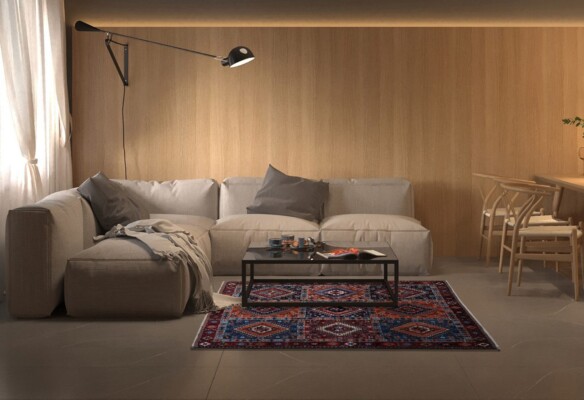 Yalameh Persischer Knüpfteppich 154x152cm - 9304 12 Yalameh geknüpfter Perserteppich