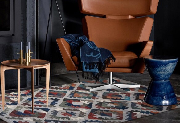 Kaudani Kelim Teppich 195x153cm - 9630 10 Kaudani Kelim Teppich