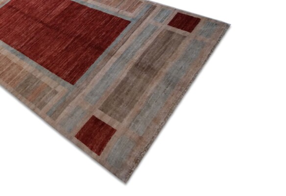 Moderner handgefertigter Daria Teppich 185x139cm - 9850 12 Moderner handgefertigter Teppich Daria