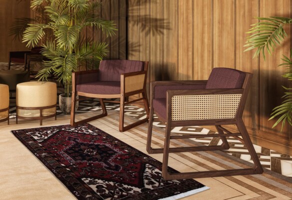 Hamadan Teppich 144 x 96cm - A0071 12 Hamadan Teppich