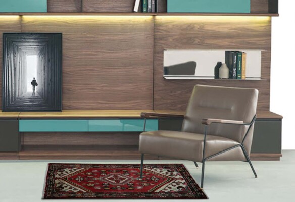 Hamadan Blumenteppich 105x60cm - 1693 12 Hamadan Blumenteppich