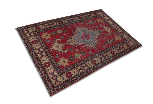 Ruby Kazak Teppich 152x110cm - 9112 12 Ruby Kazak Teppich