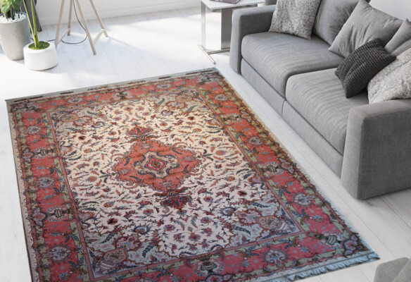 Täbriz 60 Raj Teppich 308x207cm - A0171 12 Tabriz 60 Raj Teppich