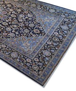 A0178 Kashan blue detail2