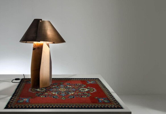 Kashan-Zimmerteppich 85x70cm - 1015 12 Kashan-Schlafteppich