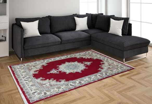 Tabriz Seidenkettenteppich 207x150 cm - 5594 12 Tabriz Seidenkettenteppich