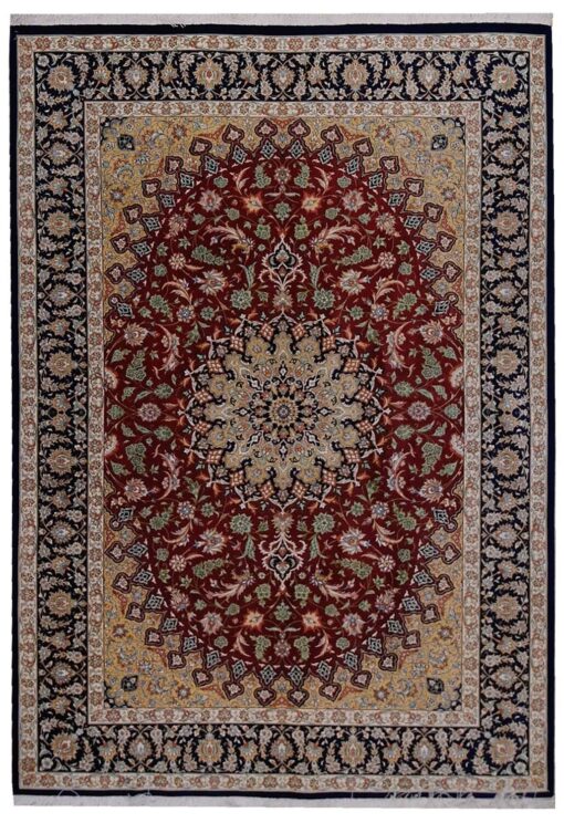 Qum Silk extra feiner Teppich 200x135cm - 7876