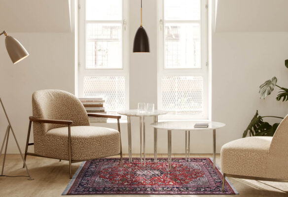 PERMUTED Qum Seidenteppich 150x102cm - A0542 10 PERMUTED Qum Seidenteppich