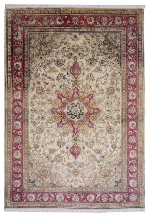 Tabriz 60 raj Teppich 155x105cm - A0661