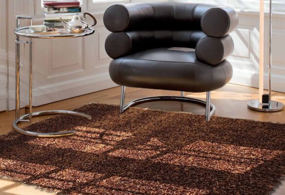 Shaggy Brown teppich 175x125cm - A0738 10 Shaggy Brown teppich