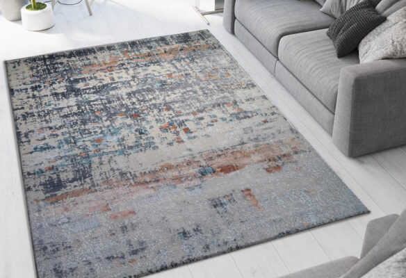 Indischer Moderner Teppich 300x198 cm - A1002 10 Moderner indischer Teppich
