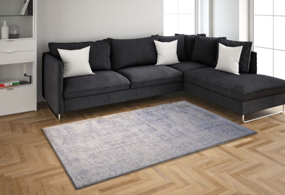 Indischer Moderner Teppich 140x201 cm - A1008 10 Moderner indischer Teppich