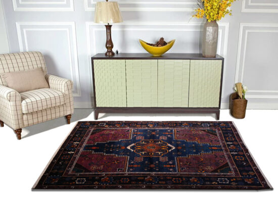 Afshari Antiker Teppich 201x154cm - A1285 10 Afshari Antiker Teppich