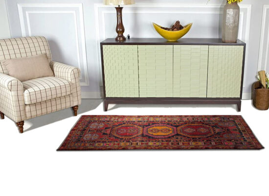 Schirwan Antiker Teppich 285x125cm - A1317 10 Antiker Schirwan-Teppich