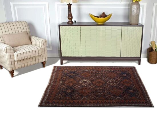 Kashkay Antiker Teppich 145x131cm - A1324 10 Antiker Kaschkai-Teppich