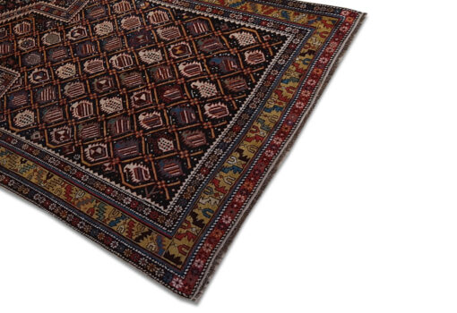 Antiker kaukasischer Schirwan Teppich 140x114cm - A1377 – Bild 4