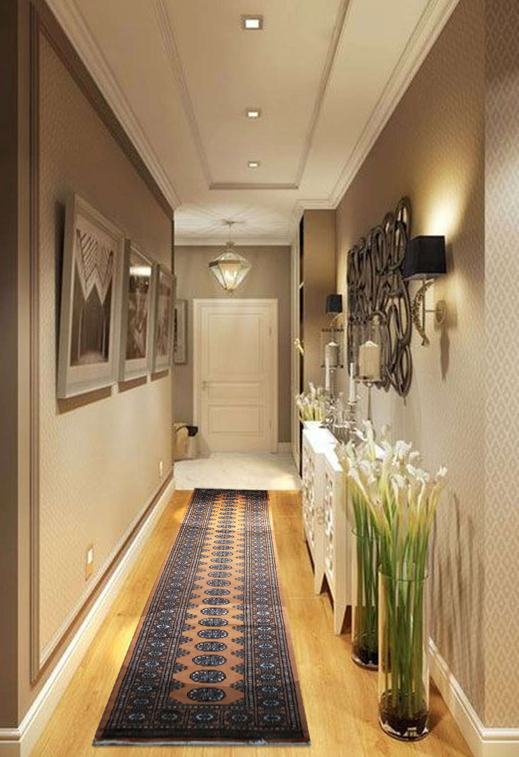 Läufer Bukara Kashmir B1736 4 Läufer Bukara Kashmir B1736 – Bild 2