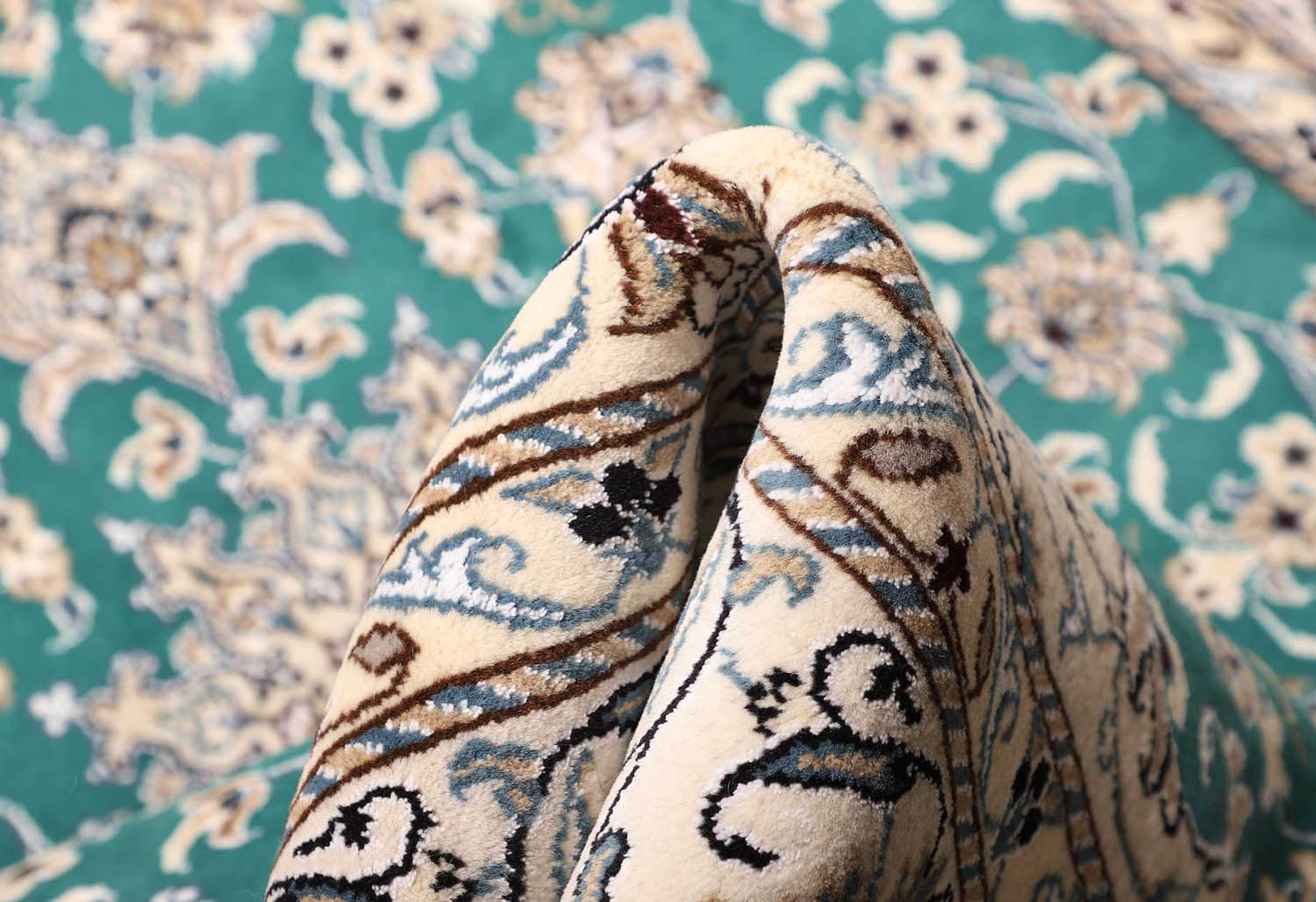 Nain Kashmar Teppich 203x150 cm - 471592 5 Nain Kashmar Teppich