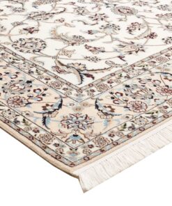 Persischer Nain-Teppich 6-fädig 235×160 cm – Wolle und Seide handgeknüpft Z445559 – Bild 5