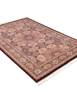Persischer Teppich Qum aus Seide 200x133 Z445645 – Bild 3