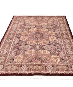 Persischer Teppich Qum aus Seide 200x133 Z445645 – Bild 4