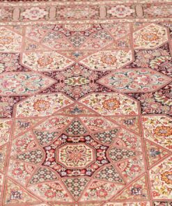 Persischer Teppich Qum aus Seide 200x133 Z445645 – Bild 8