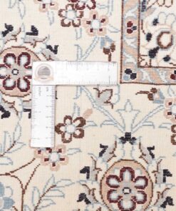 Persischer Nain Teppich 6 Fili Wolle und Seide 317×208 cm Z446351 – Bild 12