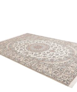Persischer Nain Teppich 6 Fili Wolle und Seide 317×208 cm Z446351 – Bild 3
