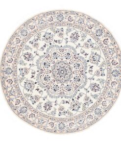 Nain 9-fädig Wolle und Seide Rund 105x105 Z446781