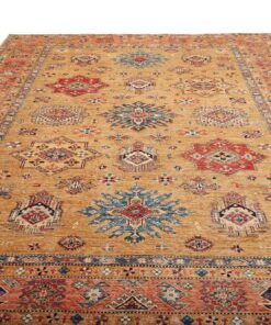 Afghanischer Kazak-Teppich extra fein 307x253 Z459730 – Bild 3