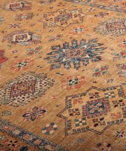 Afghanischer Kazak-Teppich extra fein 307x253 Z459730 – Bild 6
