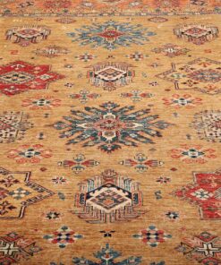 Afghanischer Kazak-Teppich extra fein 307x253 Z459730 – Bild 7