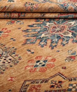 Afghanischer Kazak-Teppich extra fein 307x253 Z459730 – Bild 9