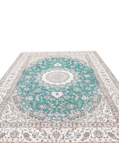 Perserteppich Nain 9-fädig aus Wolle und Seide 355x248 Z469420 – Bild 5