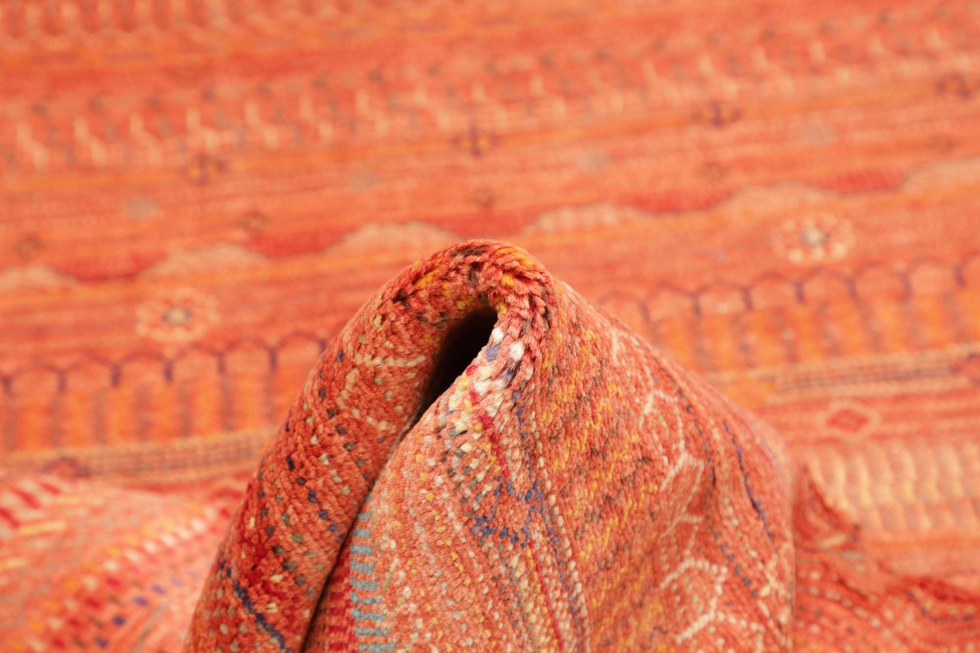 Moderner afghanischer Teppich handgeknüpft 221x156 Z478855 11 Moderner afghanischer Teppich handgeknüpft 221x156 Z478855 – Bild 10