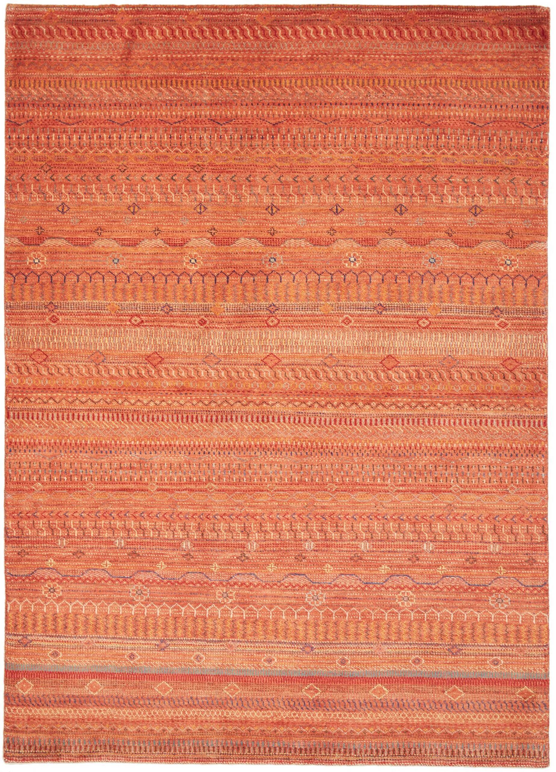Moderner afghanischer Teppich handgeknüpft 221x156 Z478855 2 Moderner afghanischer Teppich handgeknüpft 221x156 Z478855