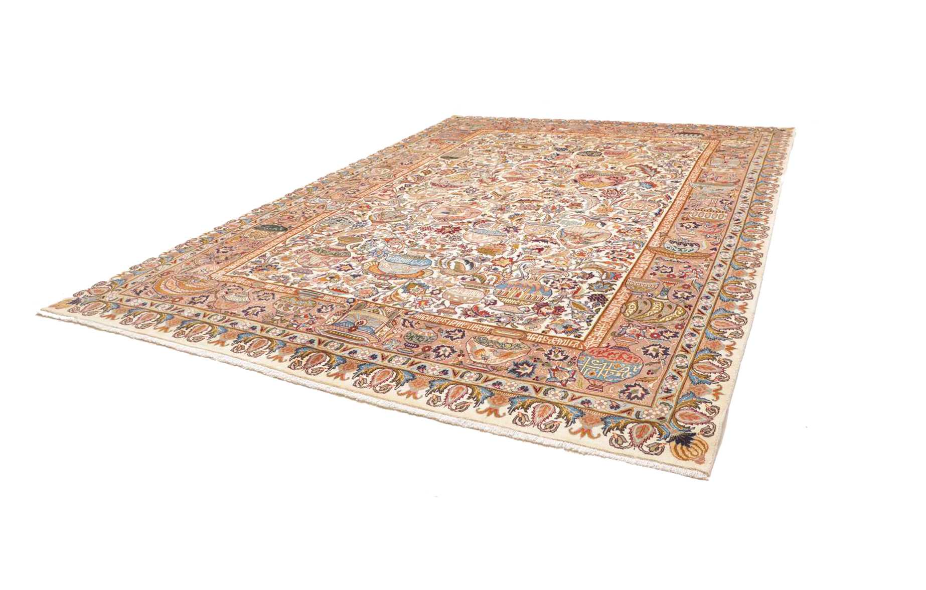 KASHMAR Teppich archäologisches Muster 394x303 Z481318 – Bild 3