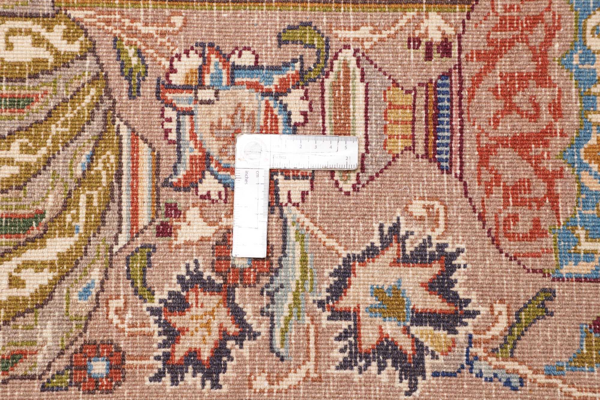 KASHMAR Teppich archäologisches Muster 394x303 Z481318 – Bild 12